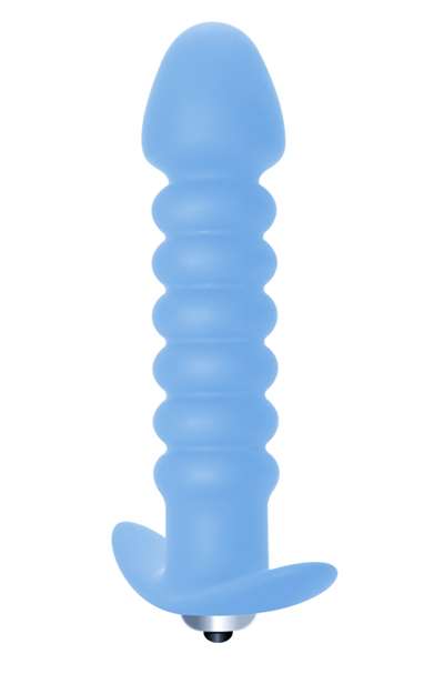 Анальная пробка с вибрацией Twisted Anal Plug Bluev