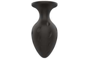 Анальная пробка силиконовая рельефная 3304-02