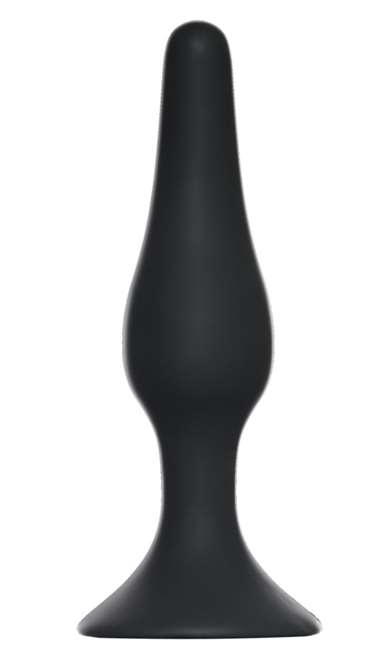 Чёрная анальная пробка Slim Anal Plug Medium 4206-01lola