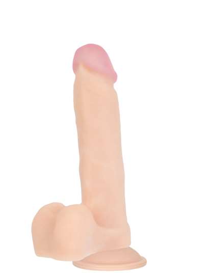 Фаллоимитатор неоскин на присоске в ламинате 20 см.