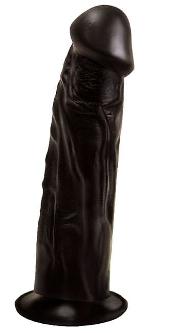 Черный крупный фаллоимитатор 407400