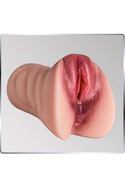 Односторонний мастурбатор "Moon" с вибрацией вагина+анус, киберкожа.