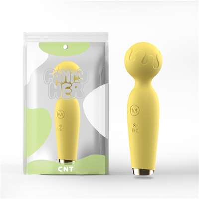Перезаряжаемый вибратор "Mini wand yellow"