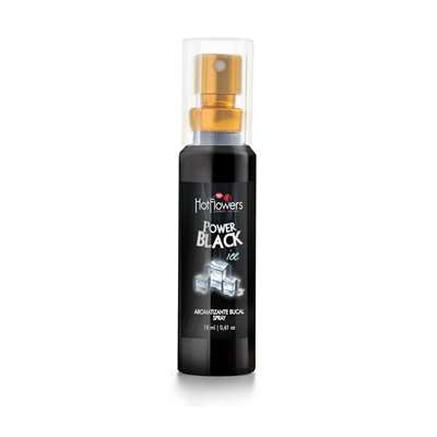 Спрей для глубокого минета с охлаждающим эффектом Power Black 18 ml