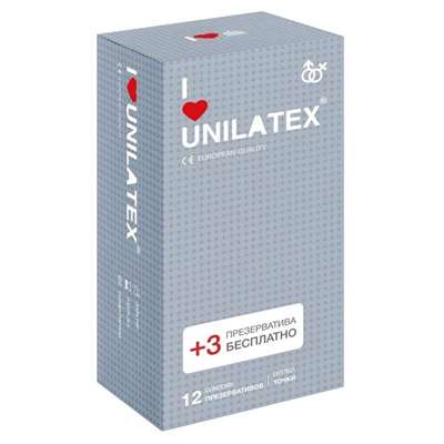 Презервативы с точками Unilatex Dotted 15 шт