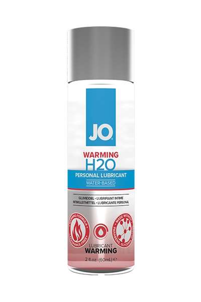 Возбуждающий лубрикант на водной основе JO Personal Lubricant H2O Warming - 60 мл.