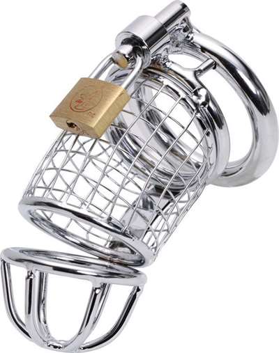 Металлический пояс верности для мужчин с мелкой сеткой