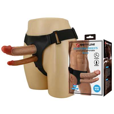 Силиконовый фаллопротез для двойного проникновения