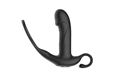 Пульсирующимй массажер простаты с вибрацией на пульте ДУ