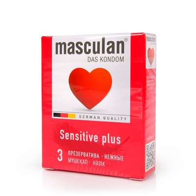 ПРЕЗЕРВАТИВЫ MASCULAN SENSITIVE PLUS № 3 (НЕЖНЫЕ)