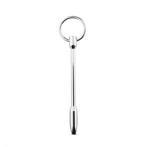 Уретральный Стимулятор Sinner Solid Metal Dilator with Pull-out-ring