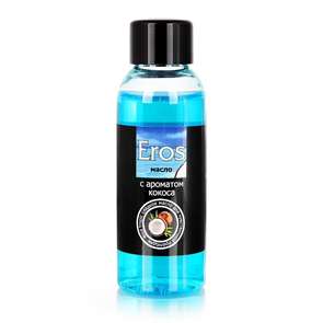 Массажное масло Eros tropic с ароматом кокоса 50 мл