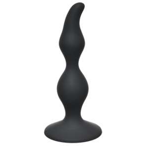 Анальная пробка curved anal plug black 4105-03lola