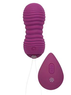 Пульсирующие виброшарики на пульте take it easy era purple 9021-05lola