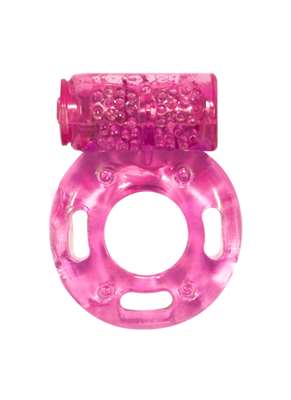 Эрекционное кольцо с вибрацией rings axle-pin pink