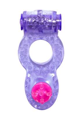 Фиолетовое эрекционное виброкольцо Rings Ringer 0114-71