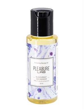 Массажное масло Pleasure Lab лаванда, черная смородина 50 ml
