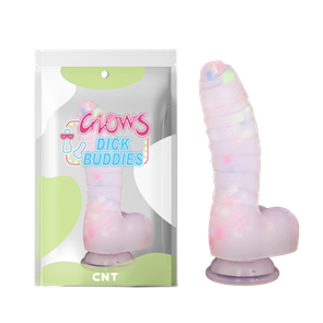 Гелевый фаллоимитатор светящийся в темноте