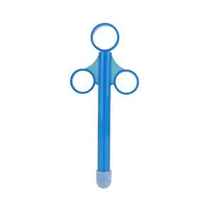 Шприц для введения лубриканта синего цвета
