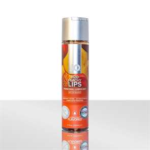 Лубрикант на водной основе с ароматом персика JO Flavored Peachy Lips - 120 мл.