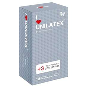 Презервативы с точками Unilatex Dotted 15 шт