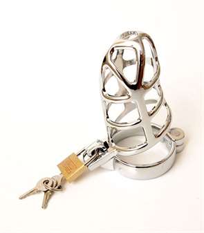 Стильный металлический пояс верности для мужчин