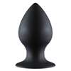 Чёрная анальная пробка Thick Anal Plug XL 4208-01lola