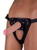 Насадка-фаллоимитатор на кожаных трусиках Harness Ultra Realistic 7
