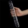 Прозрачный двусторонний фаллоимитатор Flawless Clear Double Dildo - 30 см