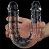 Прозрачный двусторонний фаллоимитатор Flawless Clear Double Dildo - 30 см