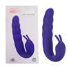 Вибратор Ribbed Dual Stimulator with Rolling Ball - 17 см. - фото 416993
