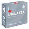 Презервативы с рёбрами Unilatex Ribbed 3 шт