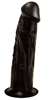 Черный крупный фаллоимитатор 407400