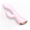 Розовый вибратор с клиторальной стимуляцией