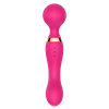 Двусторонний вибратор ярко розового цвета
