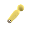 Перезаряжаемый вибратор "Mini wand yellow"