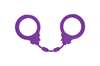 Фиолетовые силиконовые наручники Suppression